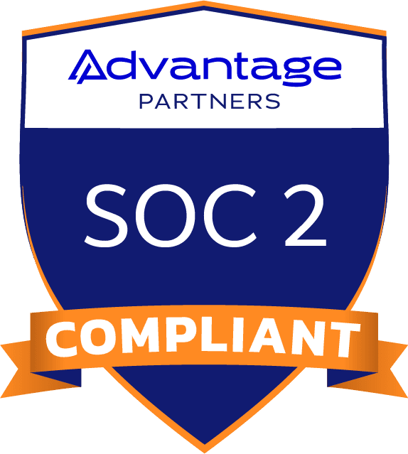 SOC 2 Compliant — audited by Advantage Partners